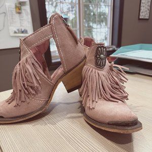Junk Gypsy by Lane Rose Suede Bootie Size 6.5